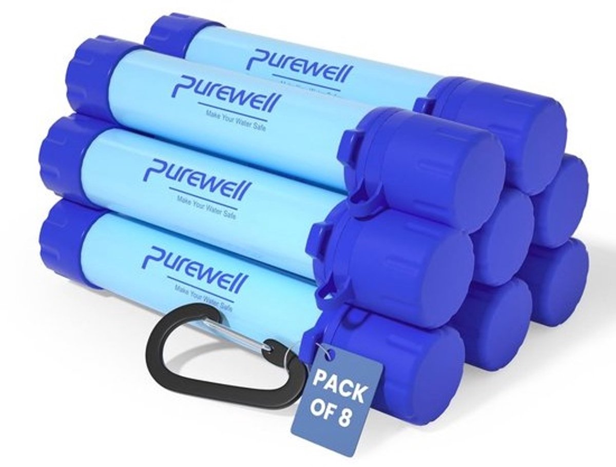 Outdoor Waterfilter met 0,01 μm Ultrafijnfilter - Verwijdert 99,99% Bacteriën en Zware Metalen | Draagbaar Drinkwaterfilter voor Survival en Avontuur