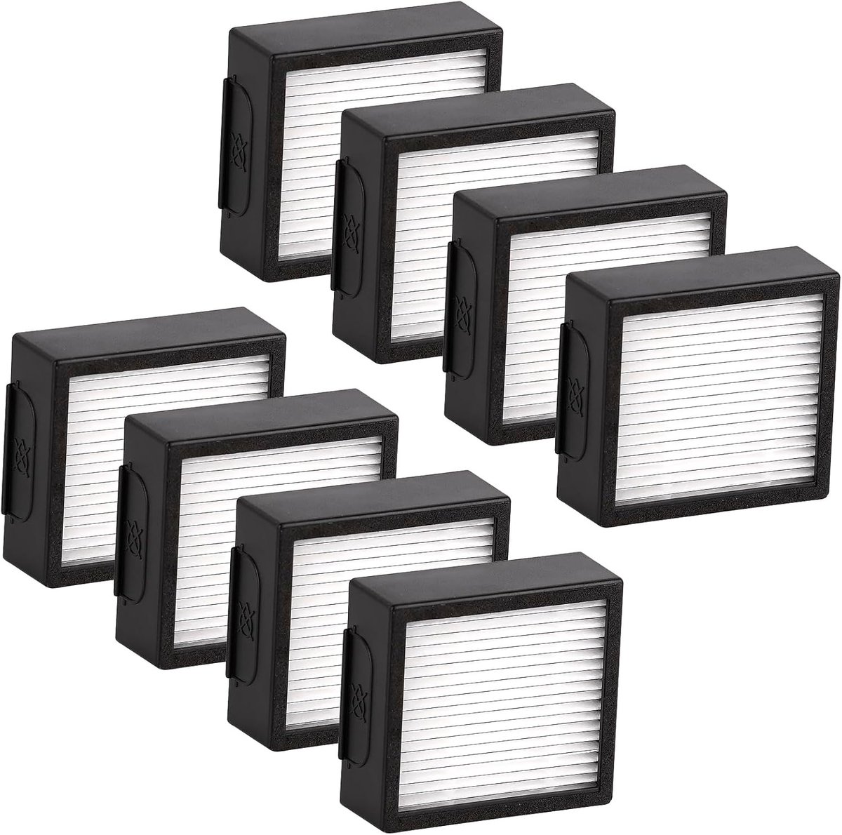 (8 stuks) Vervanging HEPA-filter Compatibel met iRobot Roomba Combo J7+ plus/Combo j9+ /Combo 10 Max Robotic Stofzuiger HEPA Filters Accessoire Kit 8 Stuks