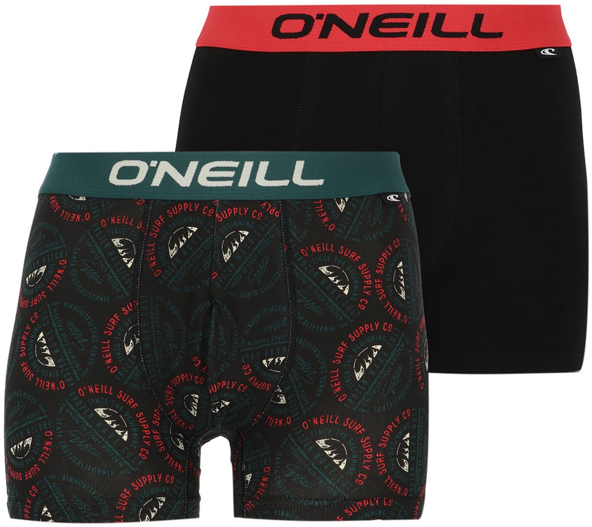 Heren Boxershorts | Surf Supply | Merk: O'neill | Kleur: Zwart | Maat: S T/M Xxl | 6 Pack