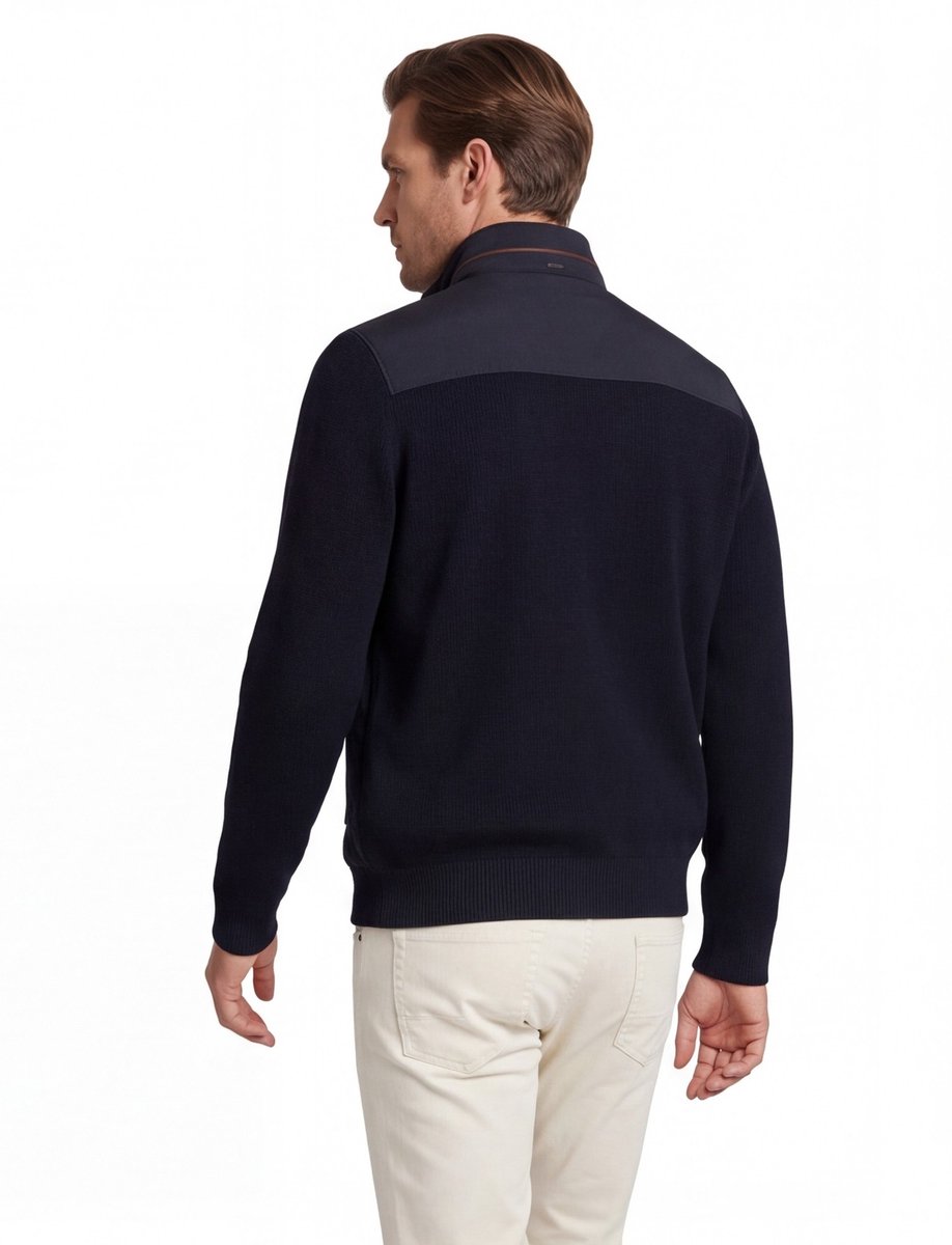 Bugatti winterjas donkerblauw