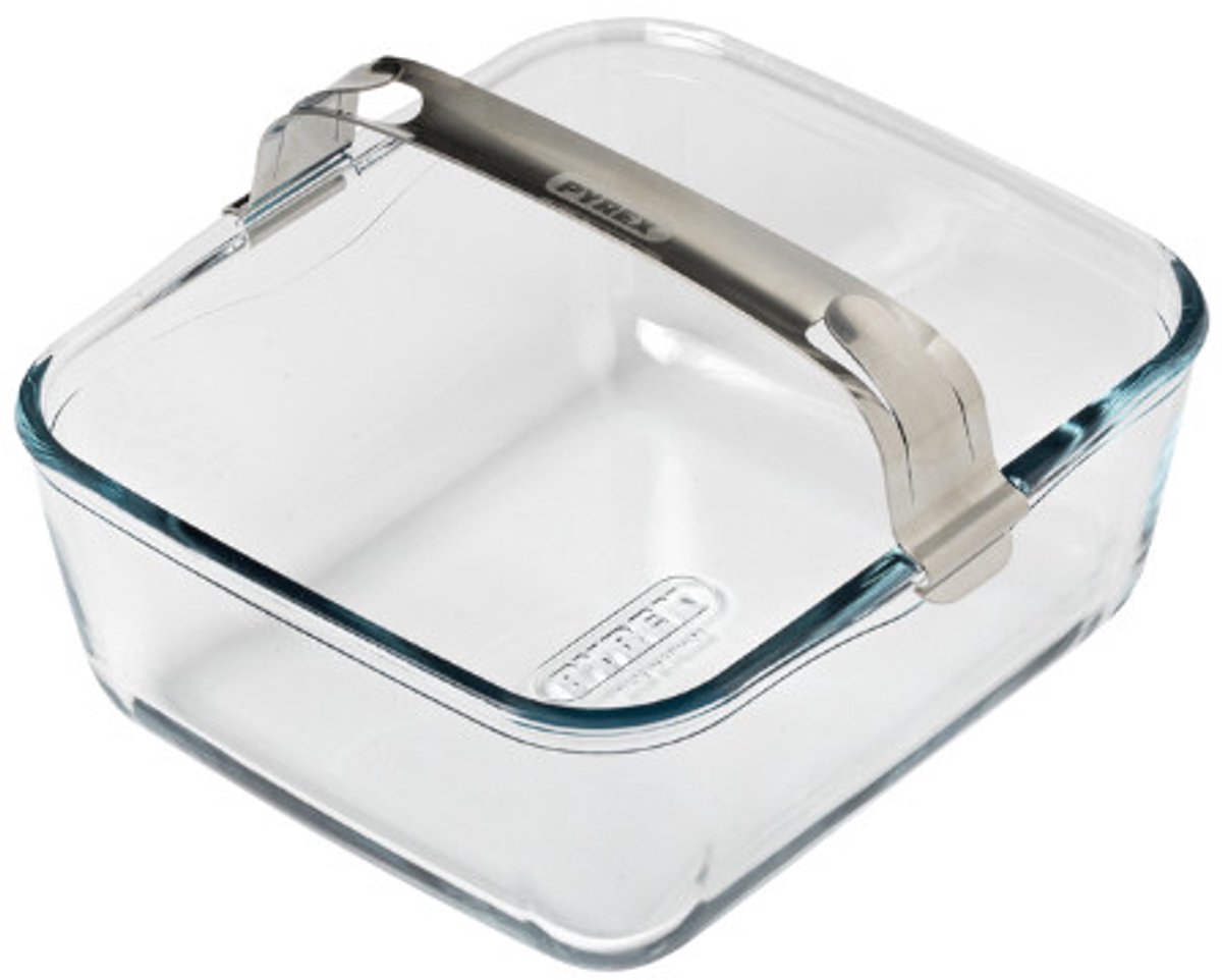 Pyrex 301U300 ovenschaal 2 l Vierkant Glas Universele bakvorm