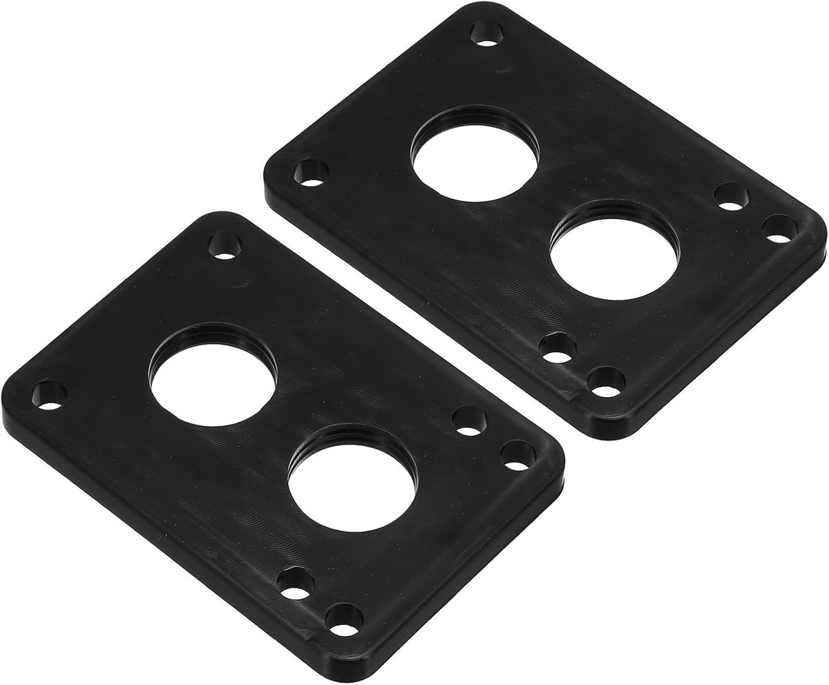 Skateboard Riser Pads 1/4 inch 2 Pack PU Angular Wedge Shock Pads voor Skateboard Trucks