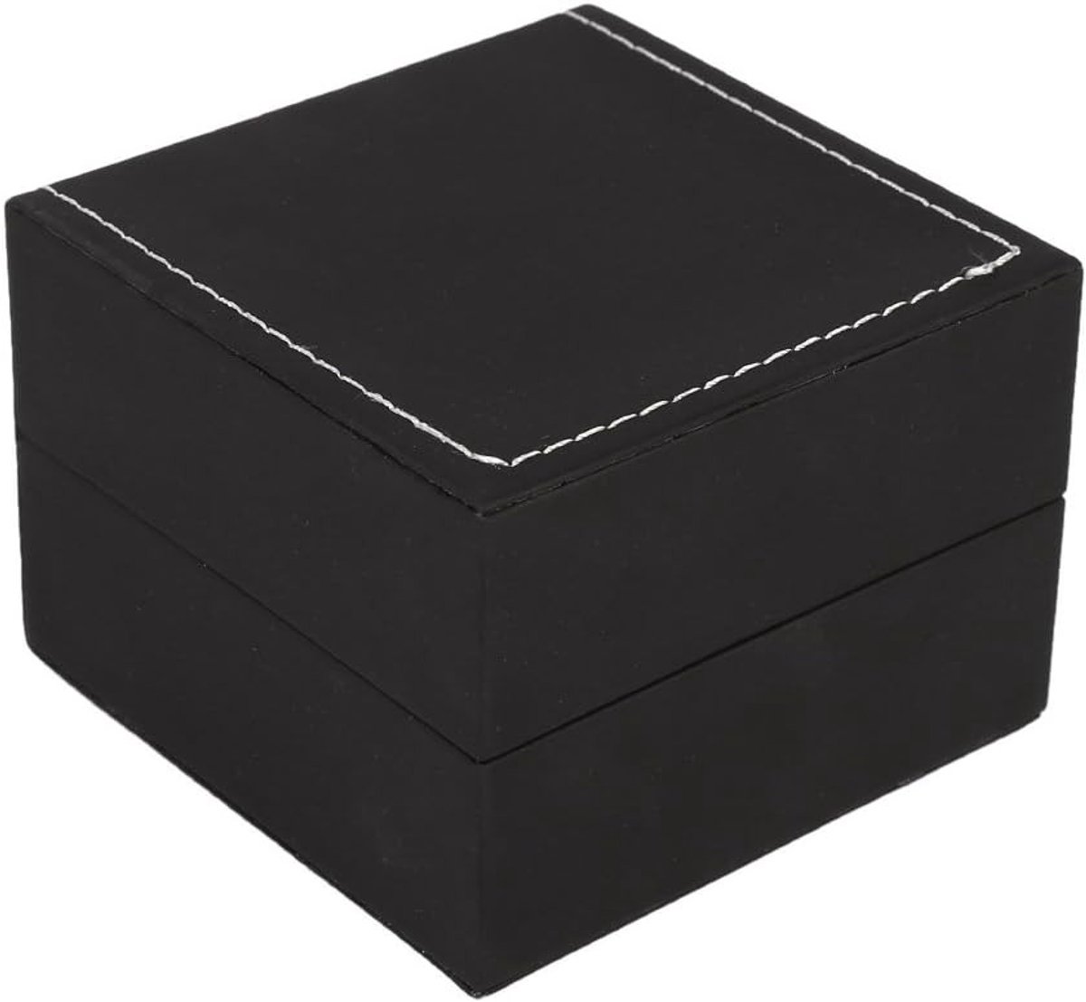 Elegante Zwarte PU Leren Horlogedoos voor 1 Horloge - Luxe Display Case en Sieradenopbergdoos