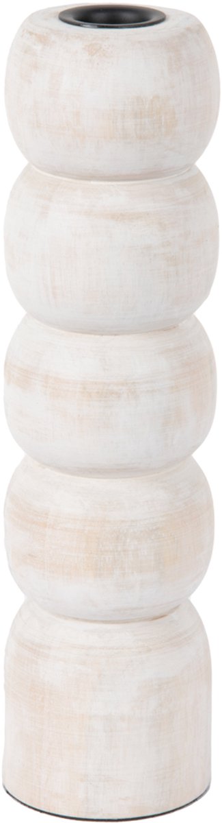 Present Time Kandelaar Modelar Large - White wash Wit