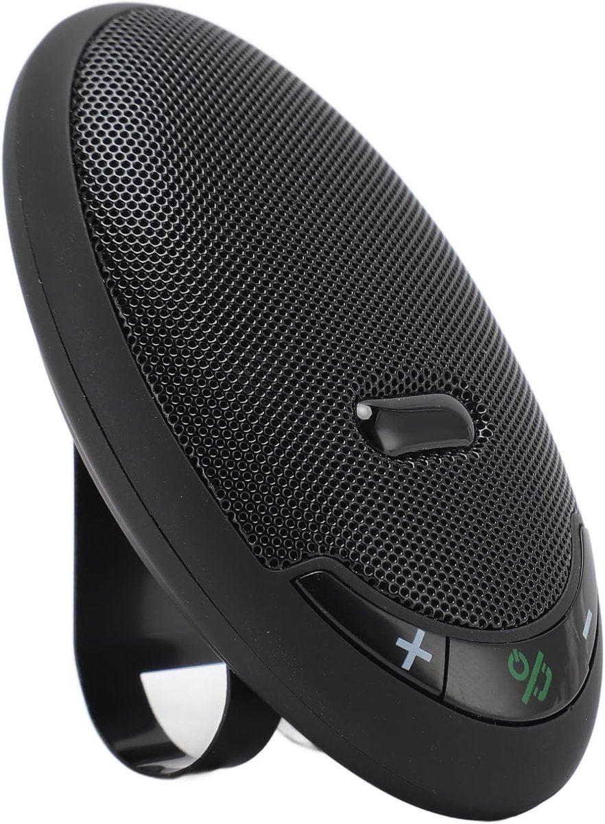 Draadloze Stereo Auto Speaker met Handsfree Functie, Spraakassistentie en Oplaadbare Clip voor Gemakkelijk Gebruik in de Auto