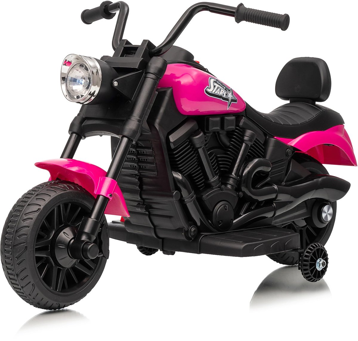 Danky Elektrische Kindermotor - Magenta - Accuvoertuig - Stevig Design - 18-36 Maanden