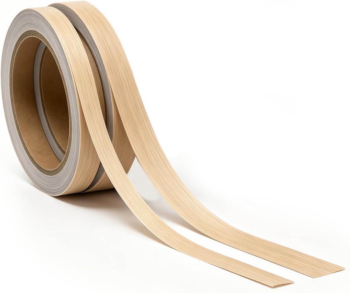 2 Rollen Randafdichtingstape Met Eikennerf, Met Heldere En Natuurlijke Textuur, Sterke En Duurzame Pasta, Geschikt Voor Meubelreparatie En Decoratie (1 Cm, 2 Cm).