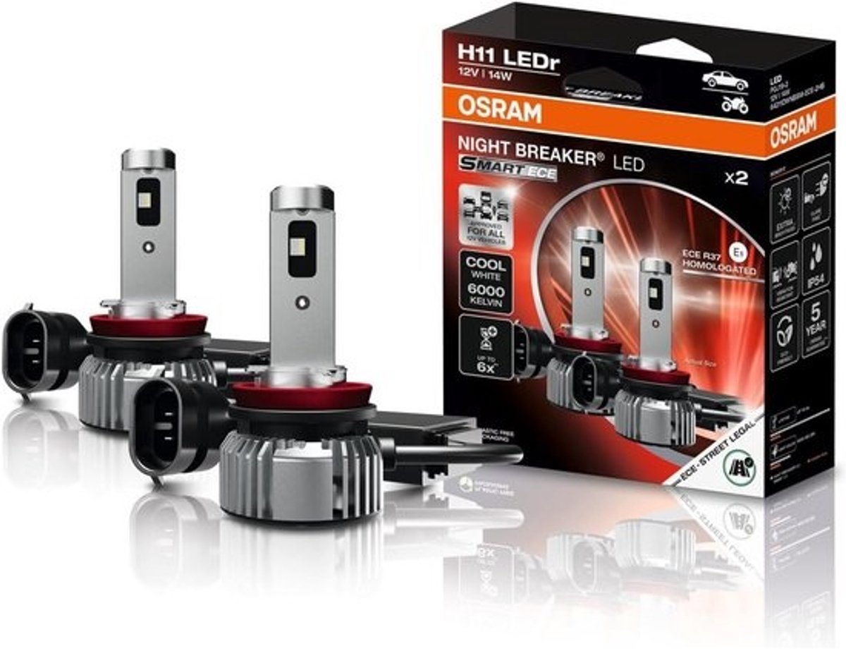 LED-richtlampen H11 - Helderder Licht voor Verbeterde Zichtbaarheid