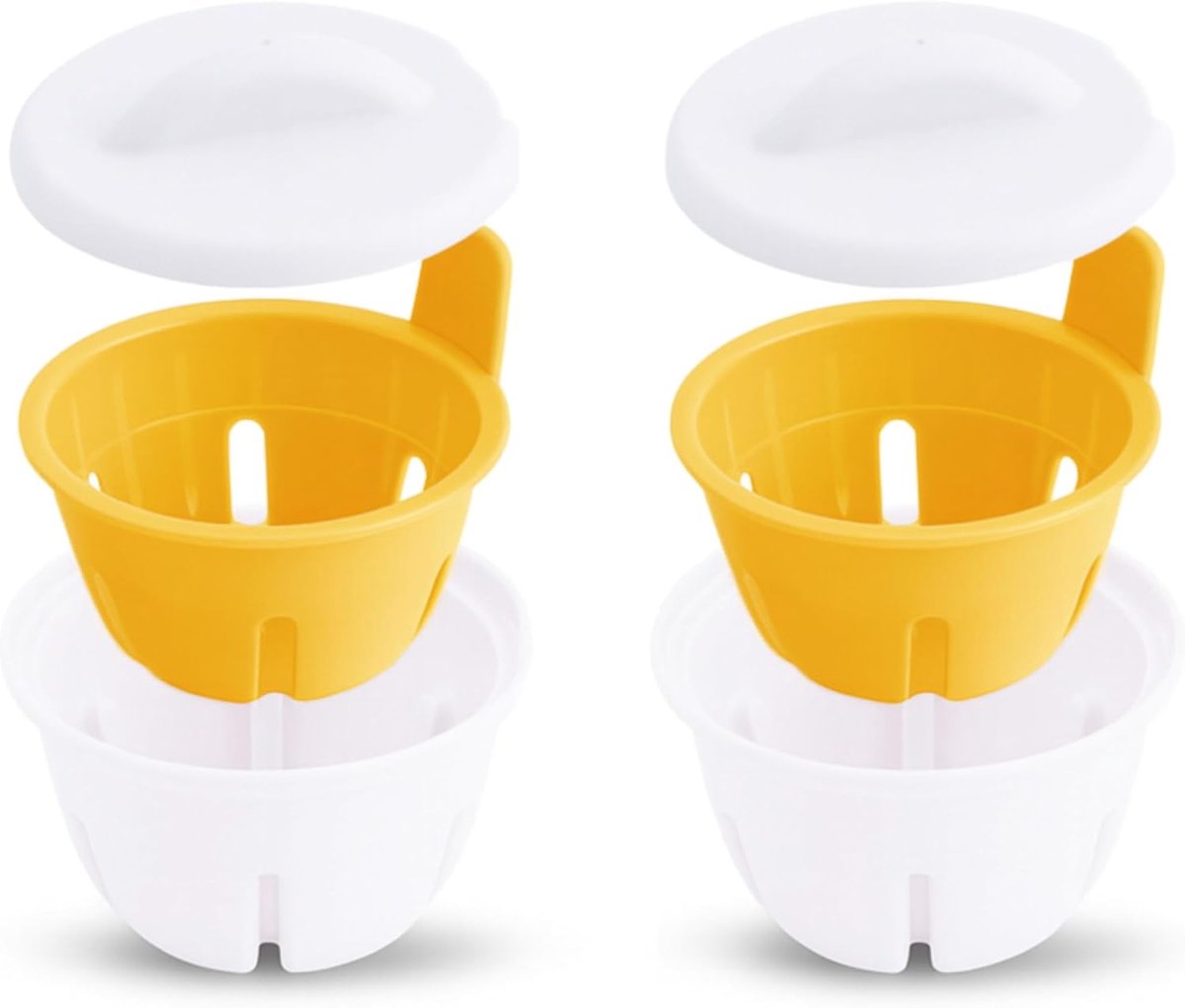 Eierkoker Magnetron 2 Eieren - BPA-vrij - Gepocheerd Ei Kit - Snel en gemakkelijk koken - ShopVlot