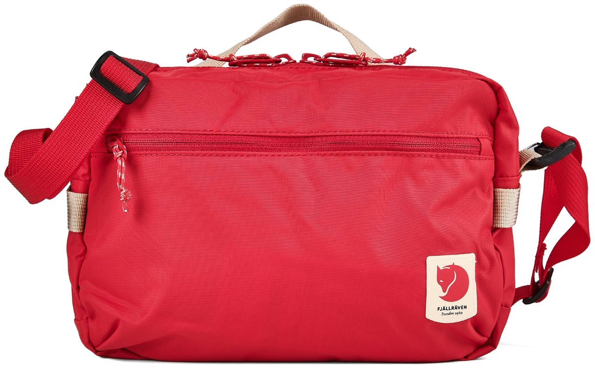 Fjällräven schoudertas High Coast Crossbody Bag True Red rood