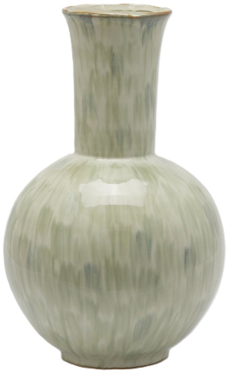 EDG - Vaas- Glas - wit - D28 x H44 cm - Opening 11,5 cm