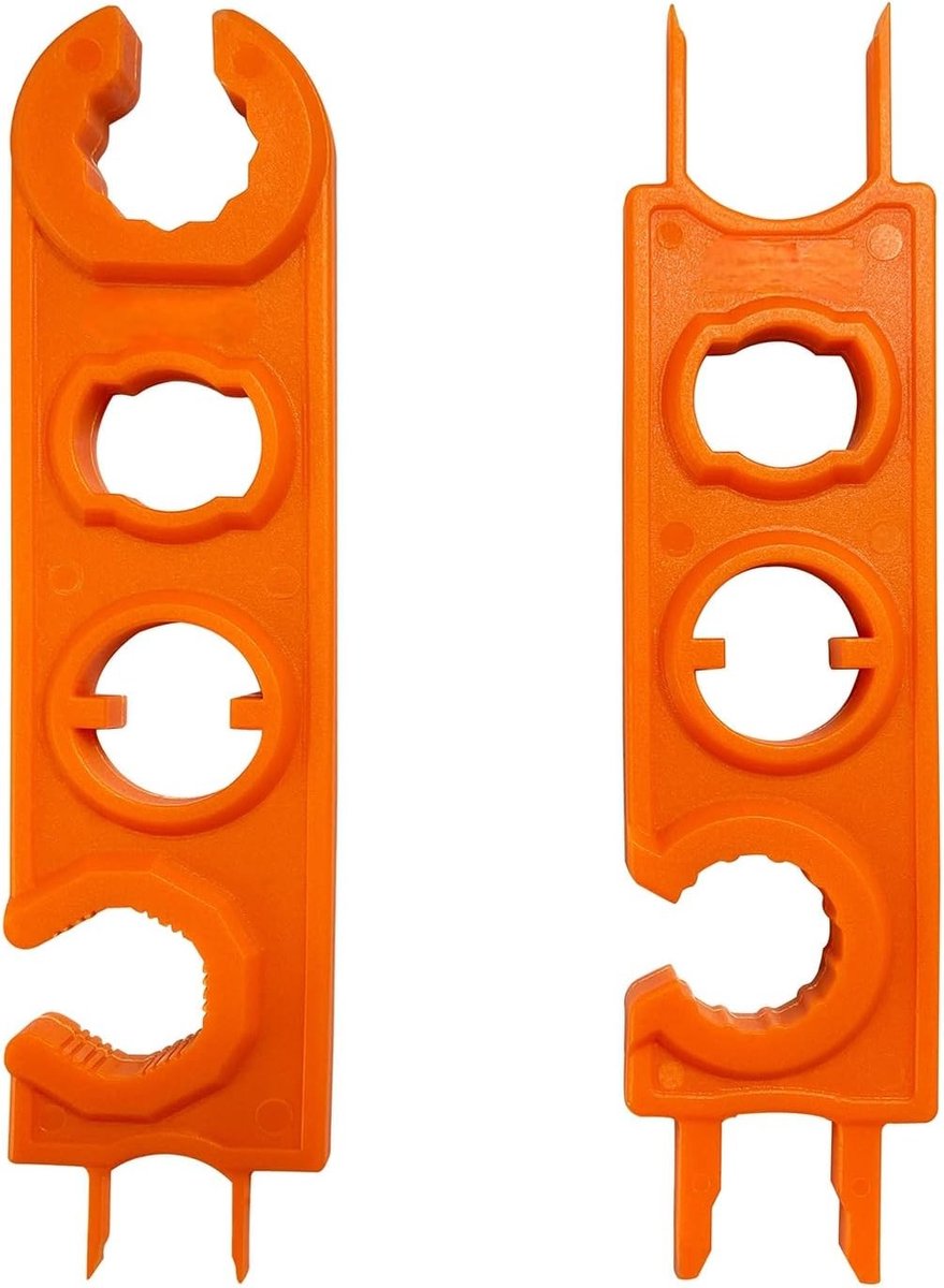 2 Stuks Solar Connector Sleutelset, Montagetools voor PV Snelle Aansluiting en Ontkoppeling van Zonnepanelen