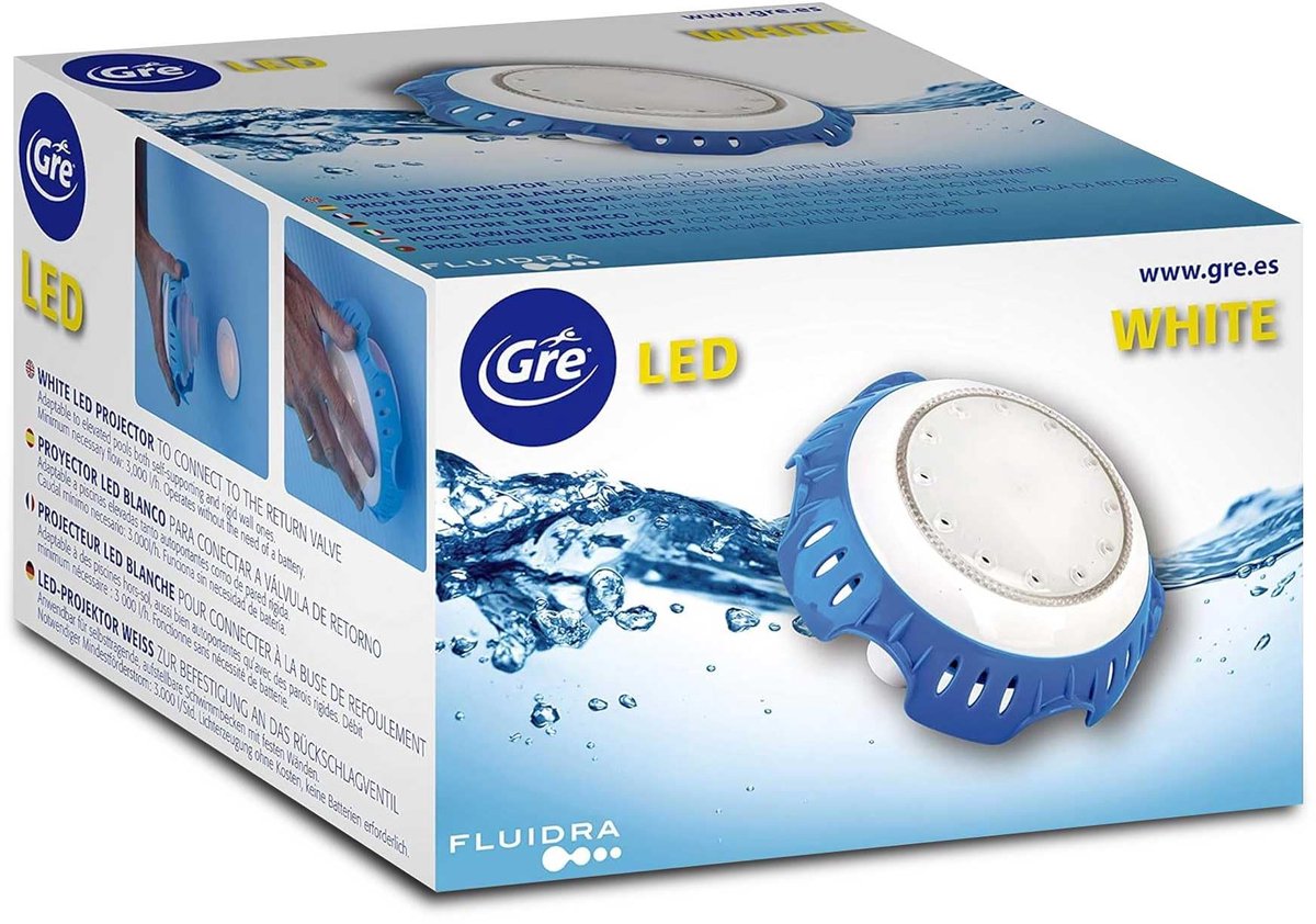 LED-projector voor zwembaden - kleurverandering - zelfdragend en starre wanden - sfeervolle verlichting - ShopVlot