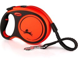 8m Xtreme L lintkabel - oranje Flexi XT30T8-251-OR dog leash