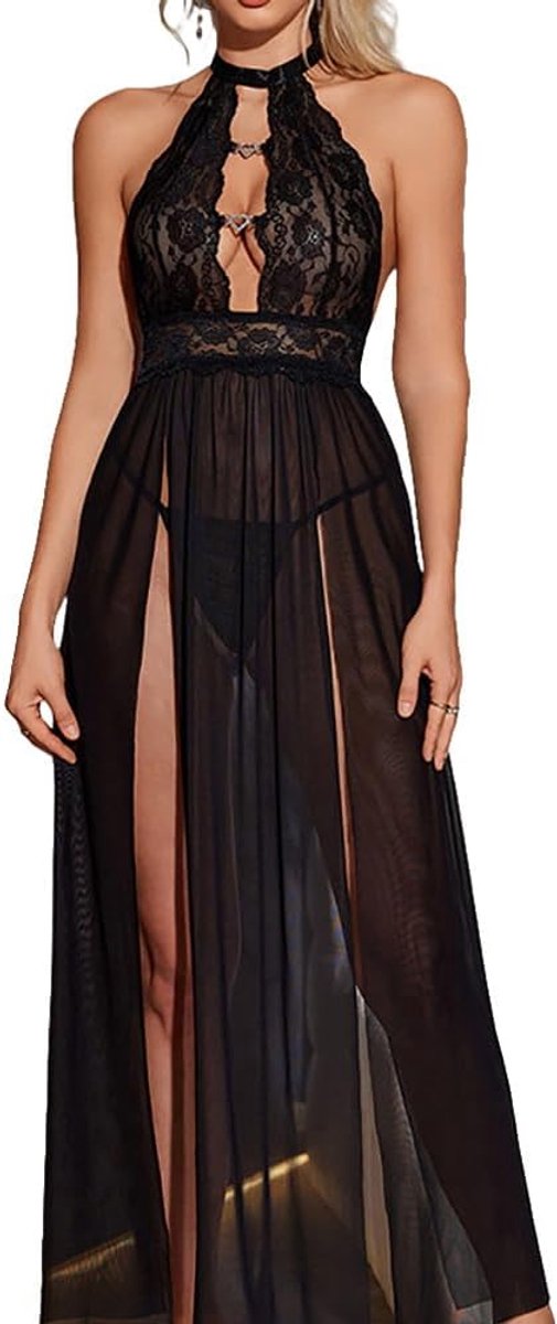 Pyjama voor dames, elegant, transparant, sexy lingerie voor speciale avonden
