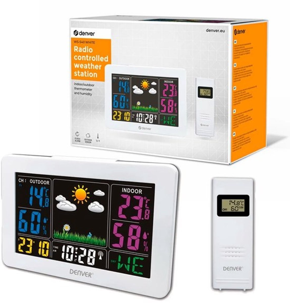Dailygoods - WS-540 Weerstation met Buitensensor en Kleurendisplay