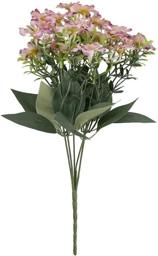 Kunstbloemen Takkenbos 25 Roze-Crème Bloesem Decoratief voor Vaas en Knutselen