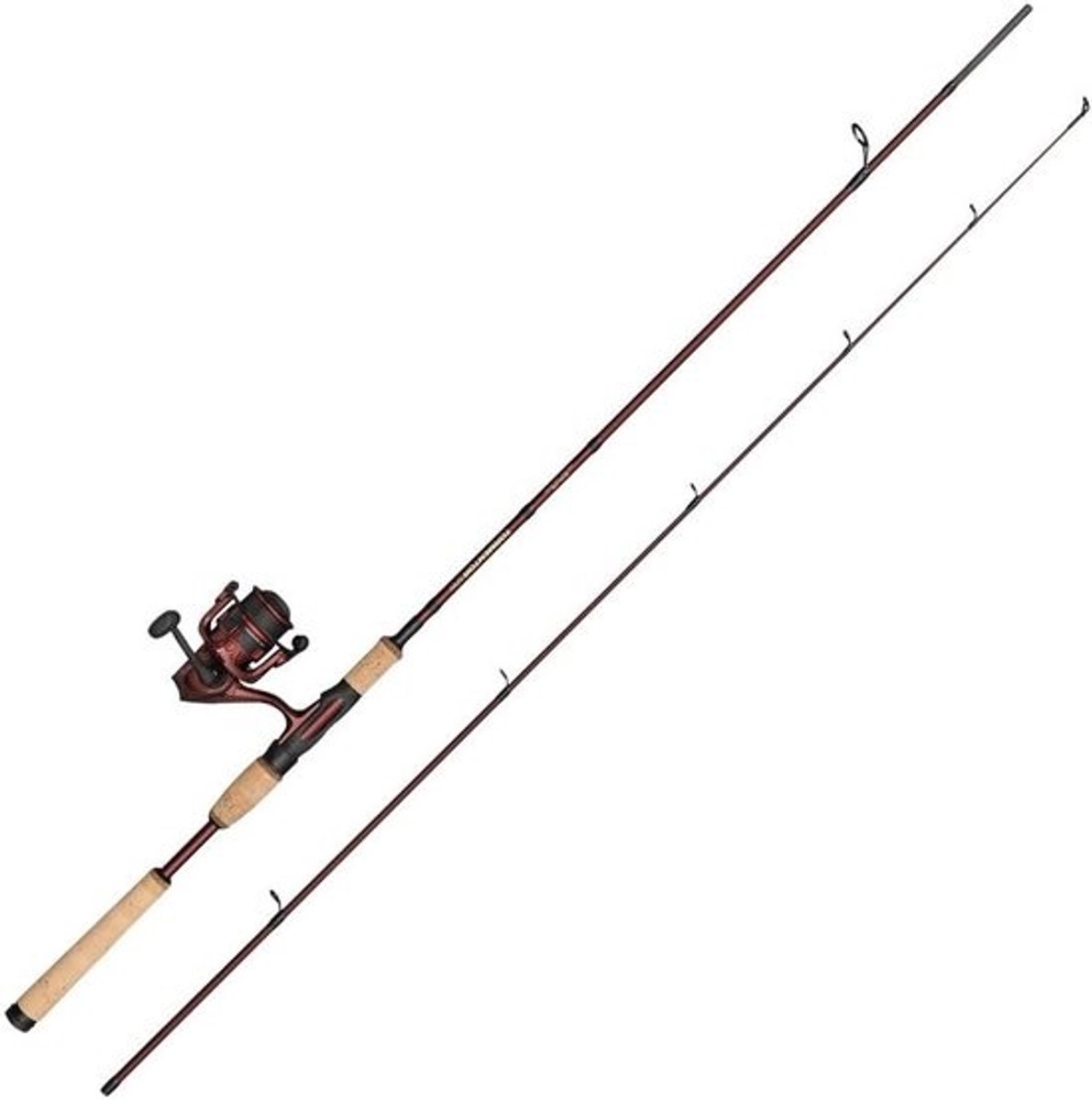 Tormentor2 Travel Spinning Combo | 2,44m | 2000 maat reel | Frontdrag | Voorgespoeld met gevlochten lijn