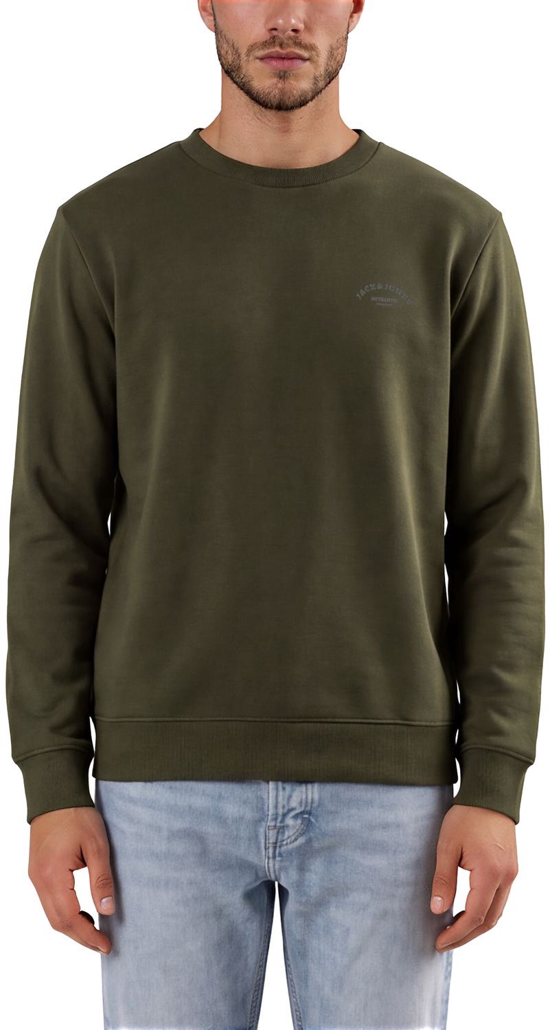 Jack & Jones Heren trui JJSOCIETY SWEAT CREW NECK regular fit Veelkleurig M Ronde Hals Volwassenen Sweatshirt zonder capuchon