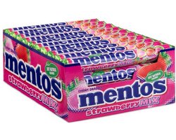 Mentos - Strawberry Mix - 40 Rollen