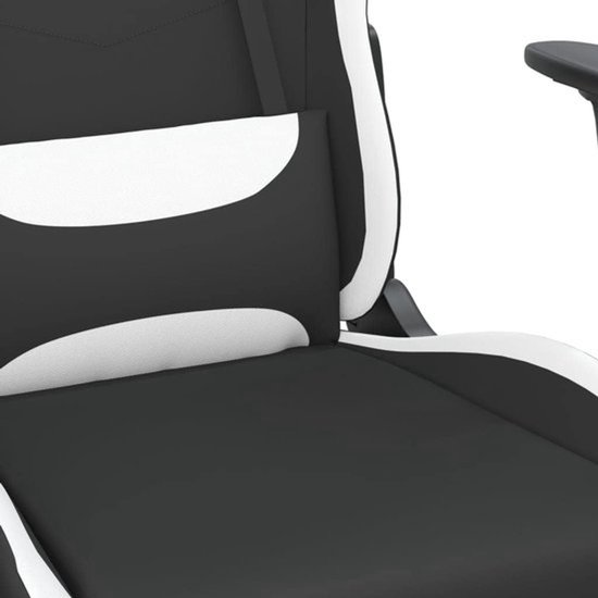 Gamingstoel - Comfortabele Fauteuil - Ontspannen Zitten - Verstelbare Rugleuning en Voetensteun - 64 x 60 x 127 cm — afbeelding 2