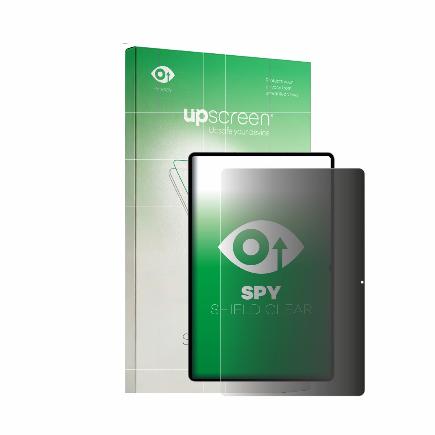 upscreen - privacy screenprotector voor Samsung Galaxy Tab S12 Ultra (Portret-Modus) - Folie Beschermfolie Blauwlichtfilter