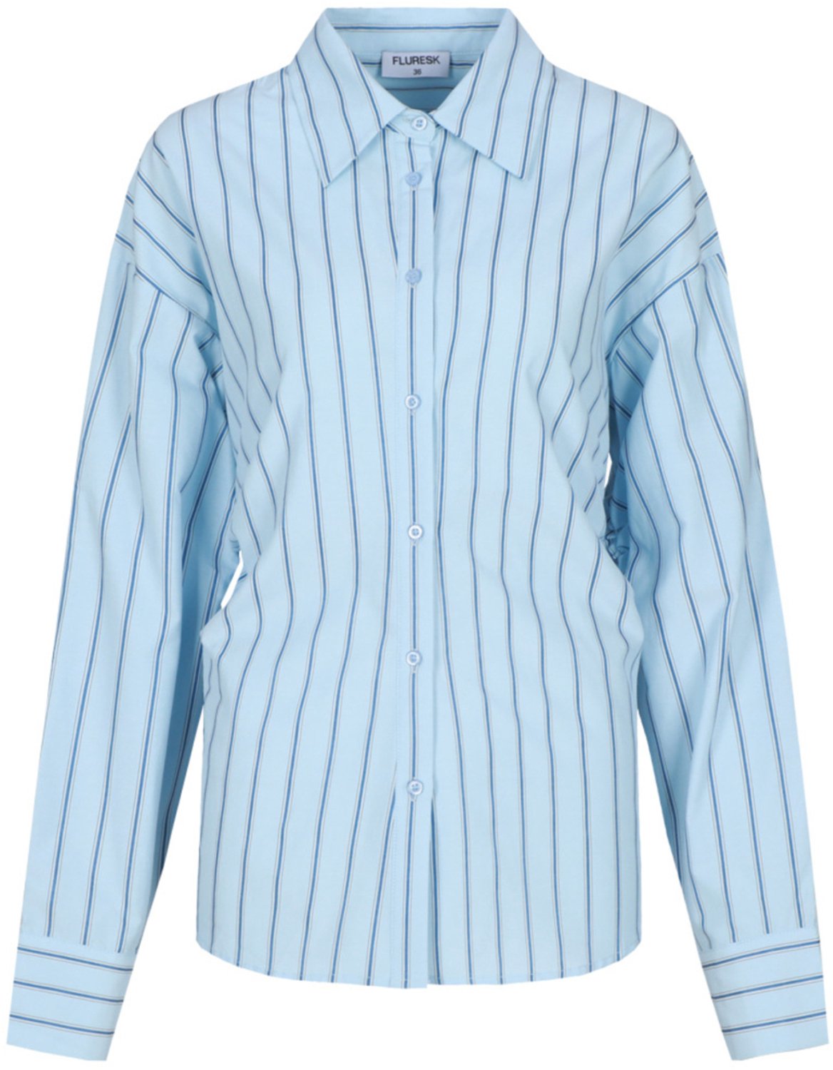 Fluresk Blouse Joan Blouse 26wof03 Cloud Blue Dames Maat - W34