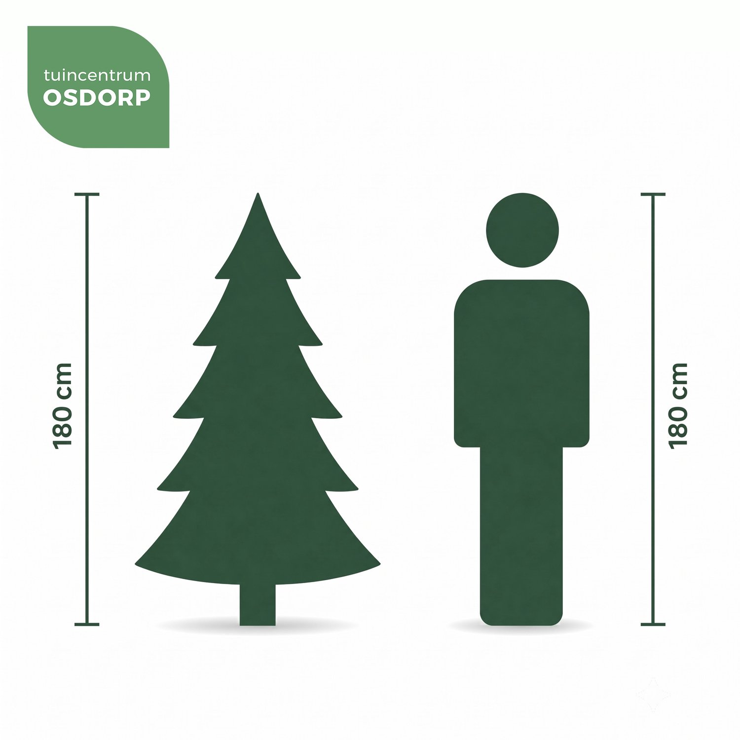 Everlands Grandis fir verlichte kunstkerstboom groen 180cm, 2500 lampjes – foto 3