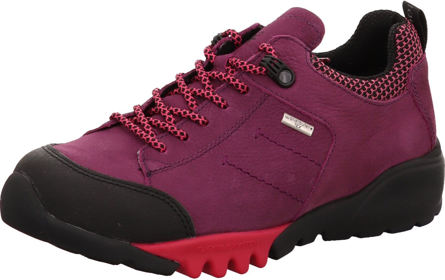Waldläufer dames wandelschoenen fuchsia Paars