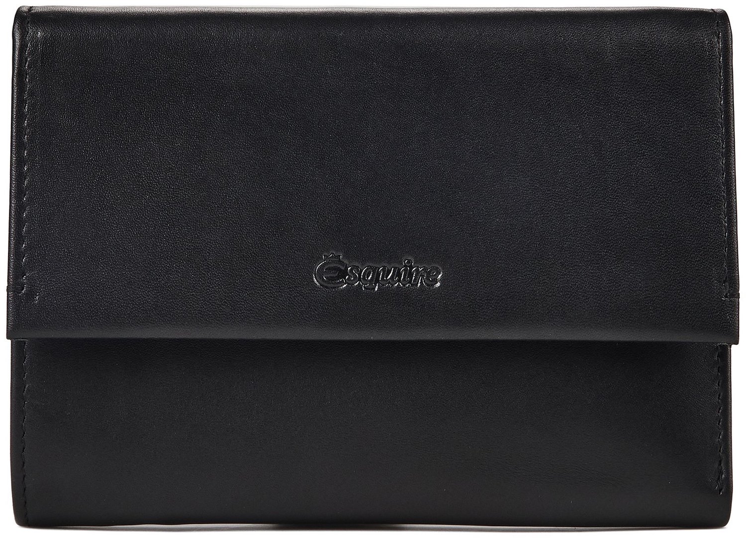 Esquire Silk Portemonnee RFID-bescherming Leder 14 cm - Dames - Horizontaal - schwarz