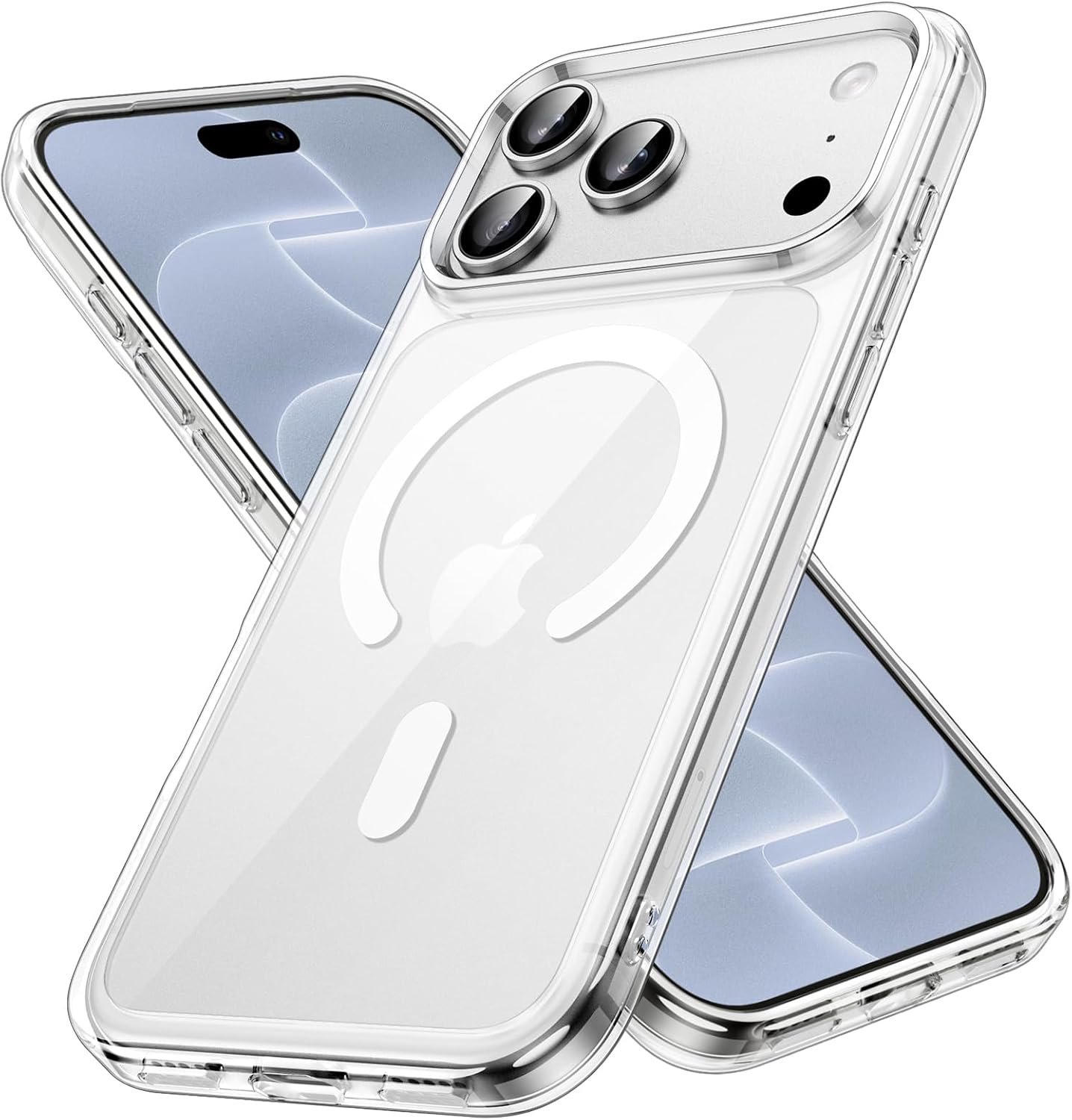 Zandarix Hoesje Geschikt voor Apple iPhone 18 Pro - Geschikt voor Mag - Anti Vergeling - Schokbestendig - Doorzichtig Achterkant - Back Cover Hoesje - Transparant