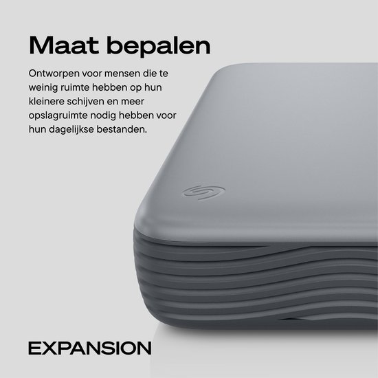 Seagate Expansion Desktop - Externe Harde Schijf - USB‑C - HDD - 8TB - Zwart — afbeelding 2