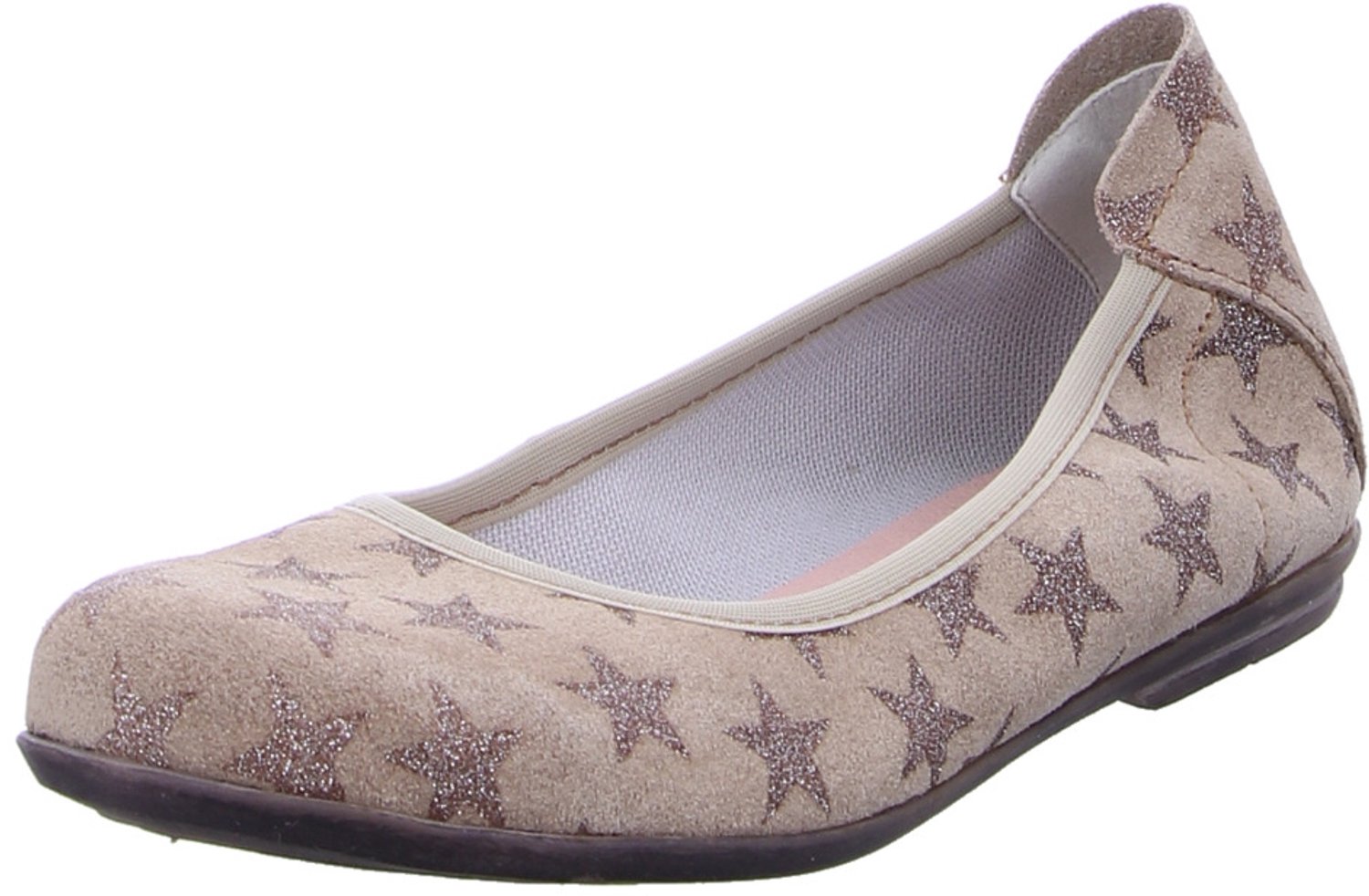 Däumling dames ballerina's beige maat 33