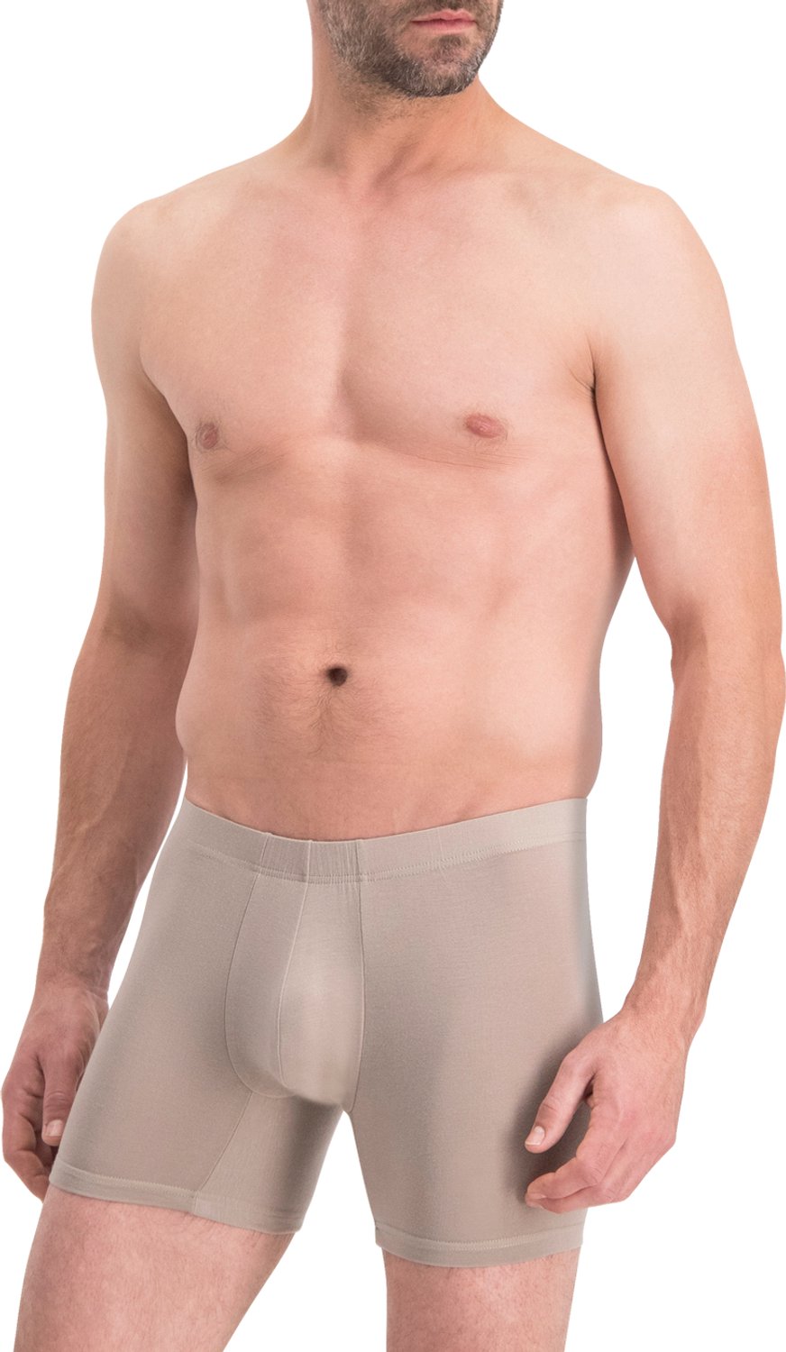 Noshirt Boxer Comfort Fit - SoftTouch Tencel - Heren Ondergoed - Invisible Khaki - Maat S