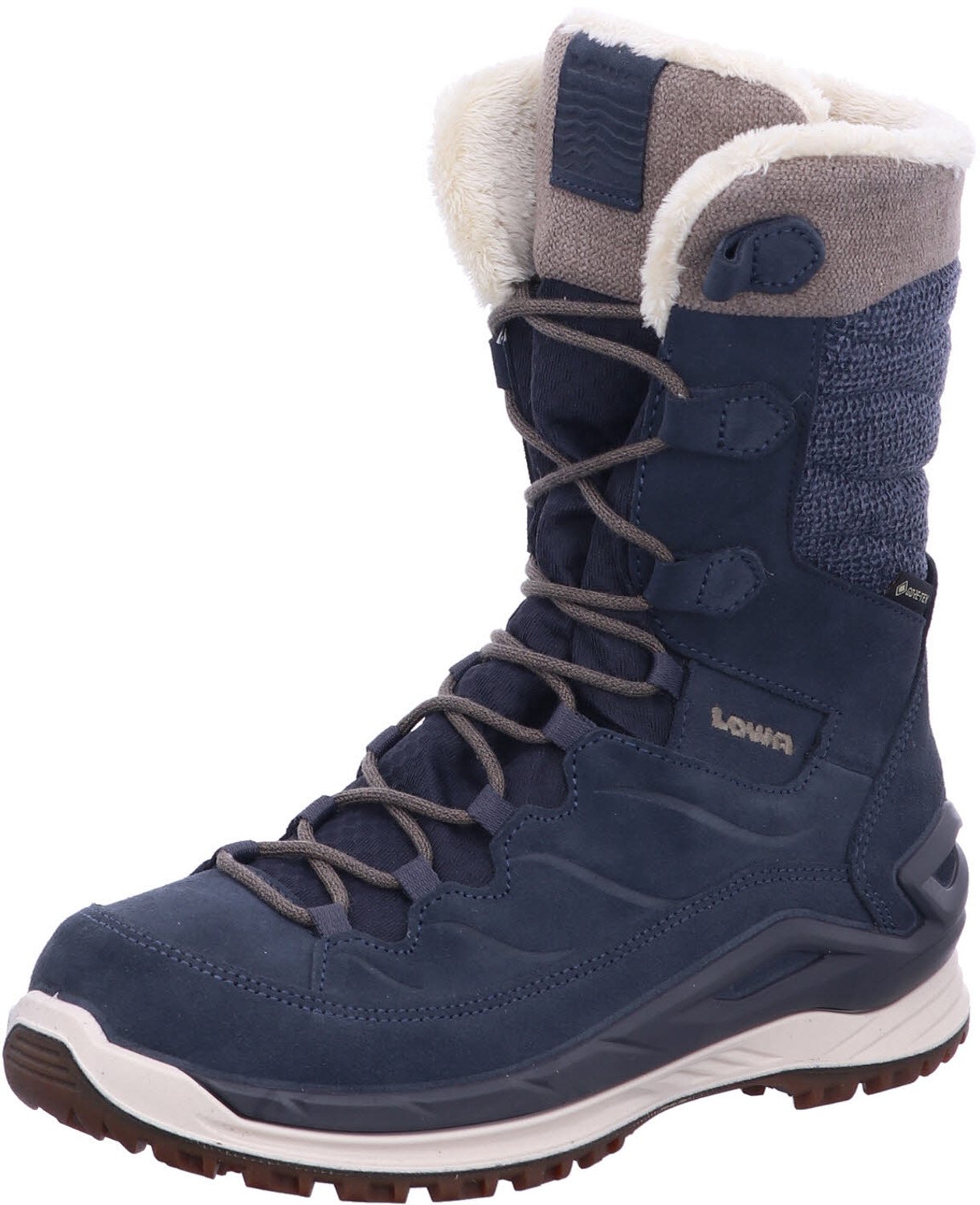 Barina Evo GTX Ws Dames Steel Stone Wandelschoen Blauw