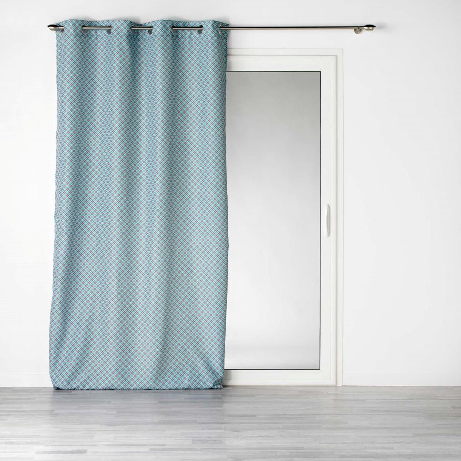 Douceur d'intérieur - Kant-en-klare gordijn voor de woonkamer HAVANA, met ringen, 140 x 260 cm
