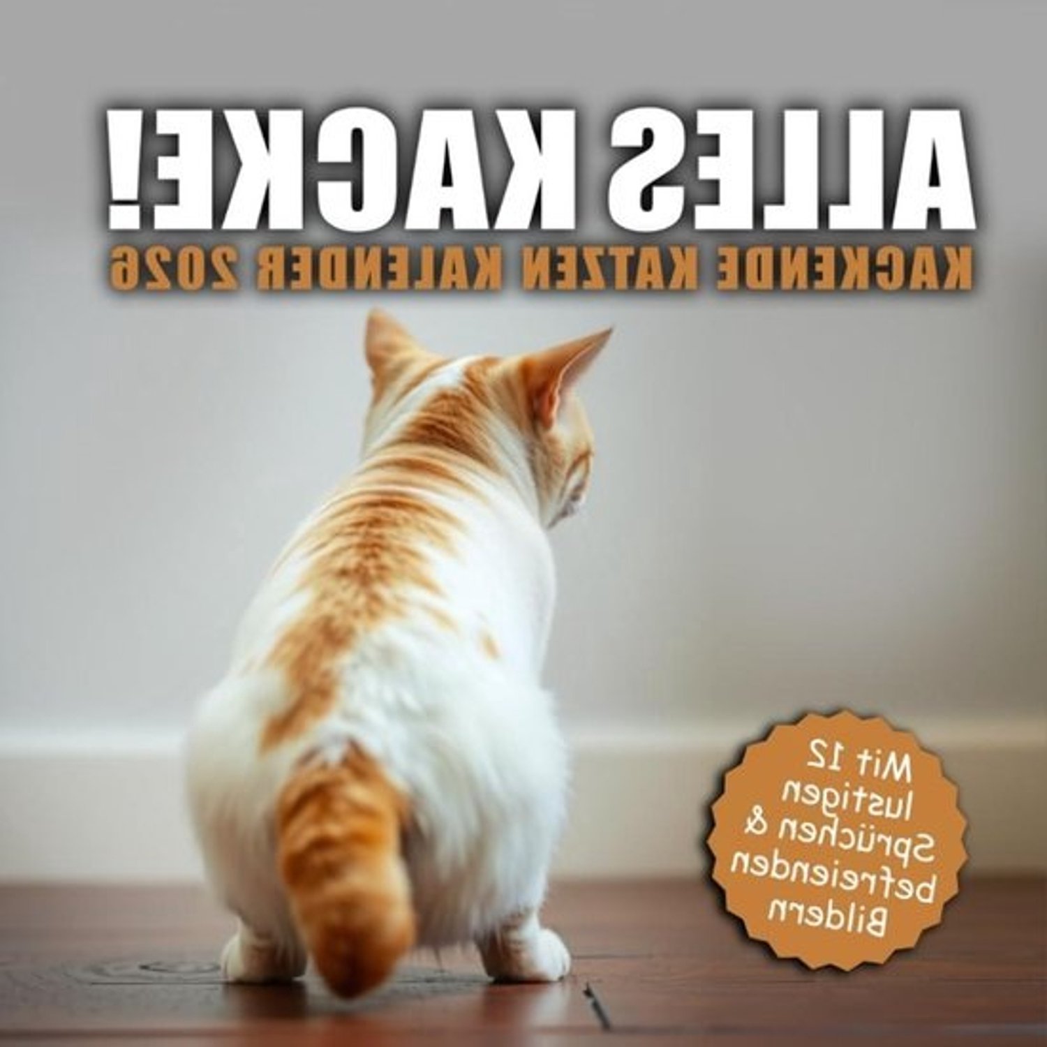 Kakkende kattenkalender - Grappige kalender - Het jaar indelen - 12 grappige foto's - 21.59 x 21.59 cm - Niet gespecificeerd
