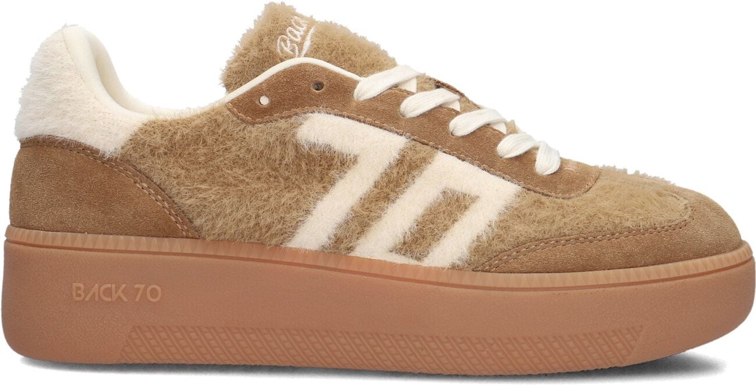 BACK70 Xxl Sneakers - Ponyhair - Dames - Bruin - Maat 35