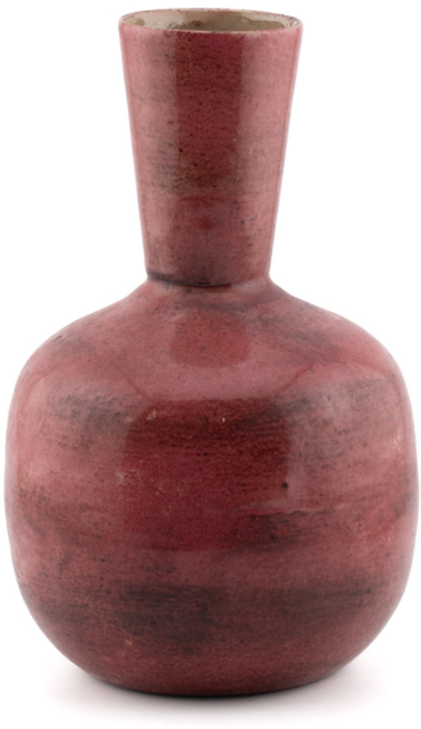 Metalen vaasje roze