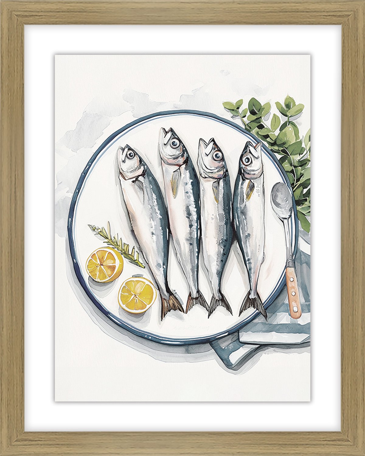 Poster in frame sardines
