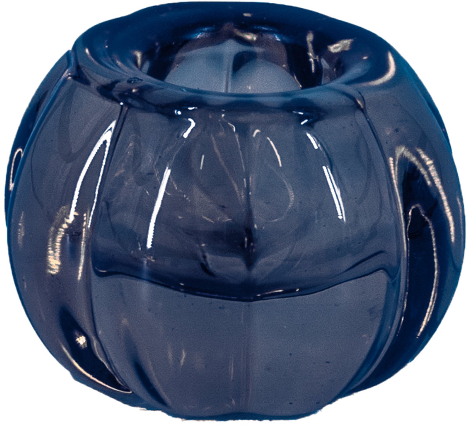 homebound by ky Glazen kaarsenstandaard blauw