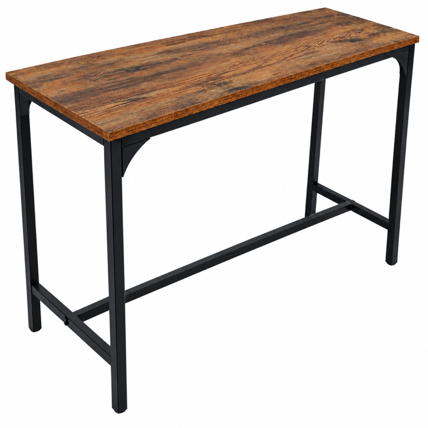BEGRYF - Bartafel - rustiek bruin - zwart frame - 100x40x90 cm