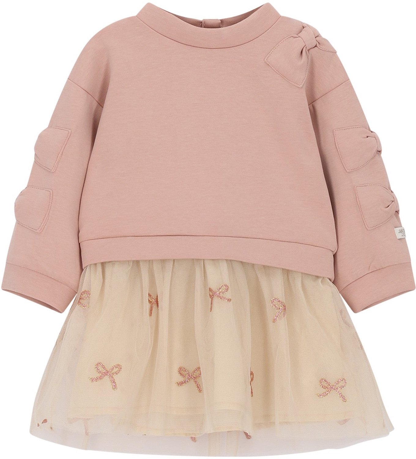 Le Chic - SABY bows & bows combi dress - Victorian Pink - Maat 68