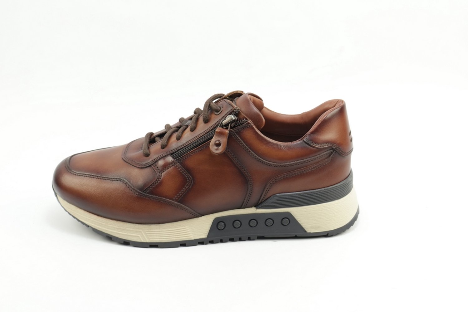 Greve - Haarlem 4299 - Veterschoenen sneakers - Cognac