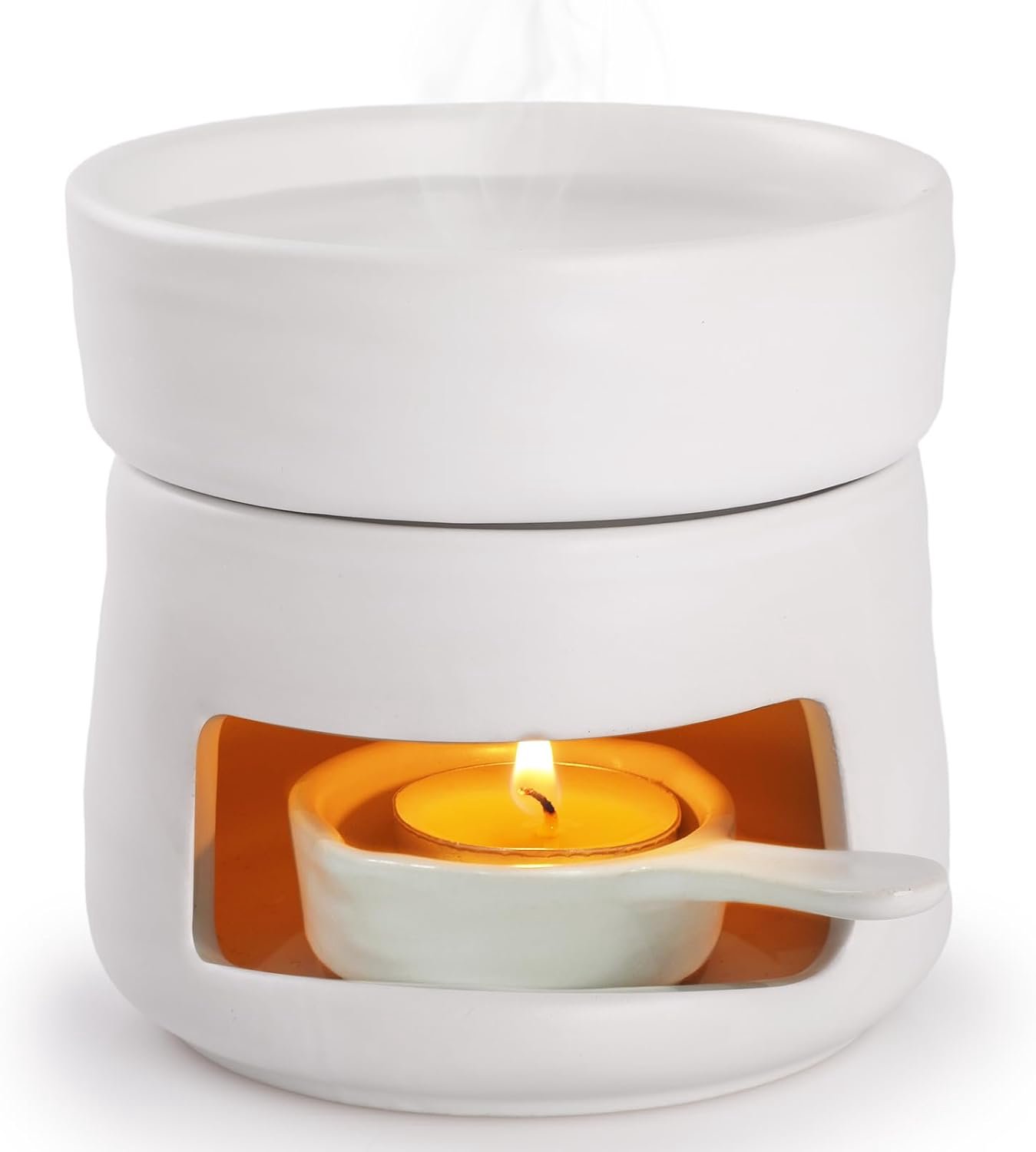 Wax Melt Brander - Keramisch - Sierlijk design - Aromatherapie thuis - ServiceTopper