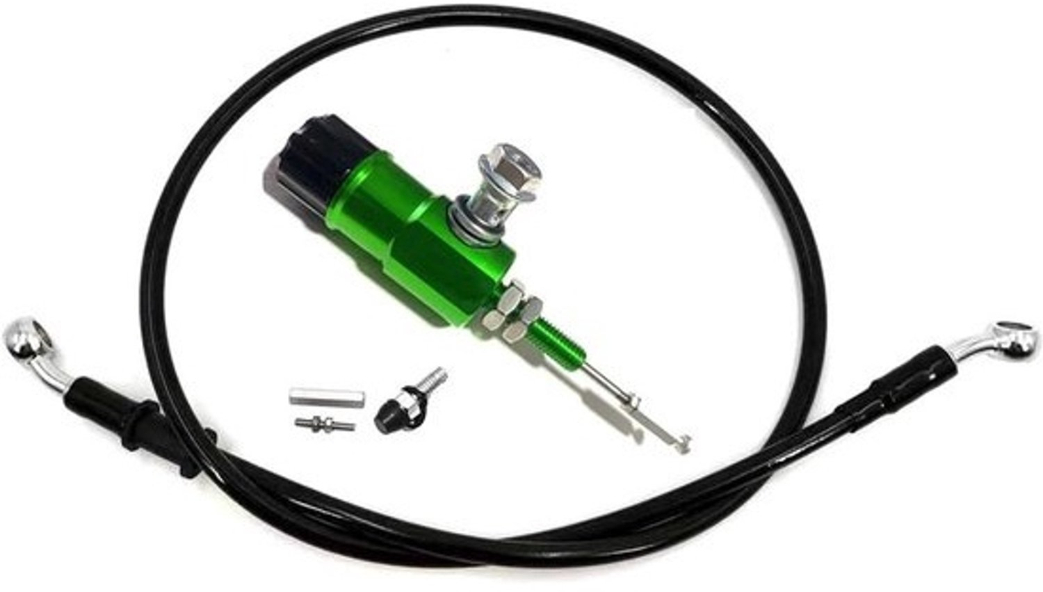 Motorhoofdcilinder - Rem- en koppelingspomp - Remsysteem bedienen - CNC-gefreesde 14mm zuiger - Universeel - Groen