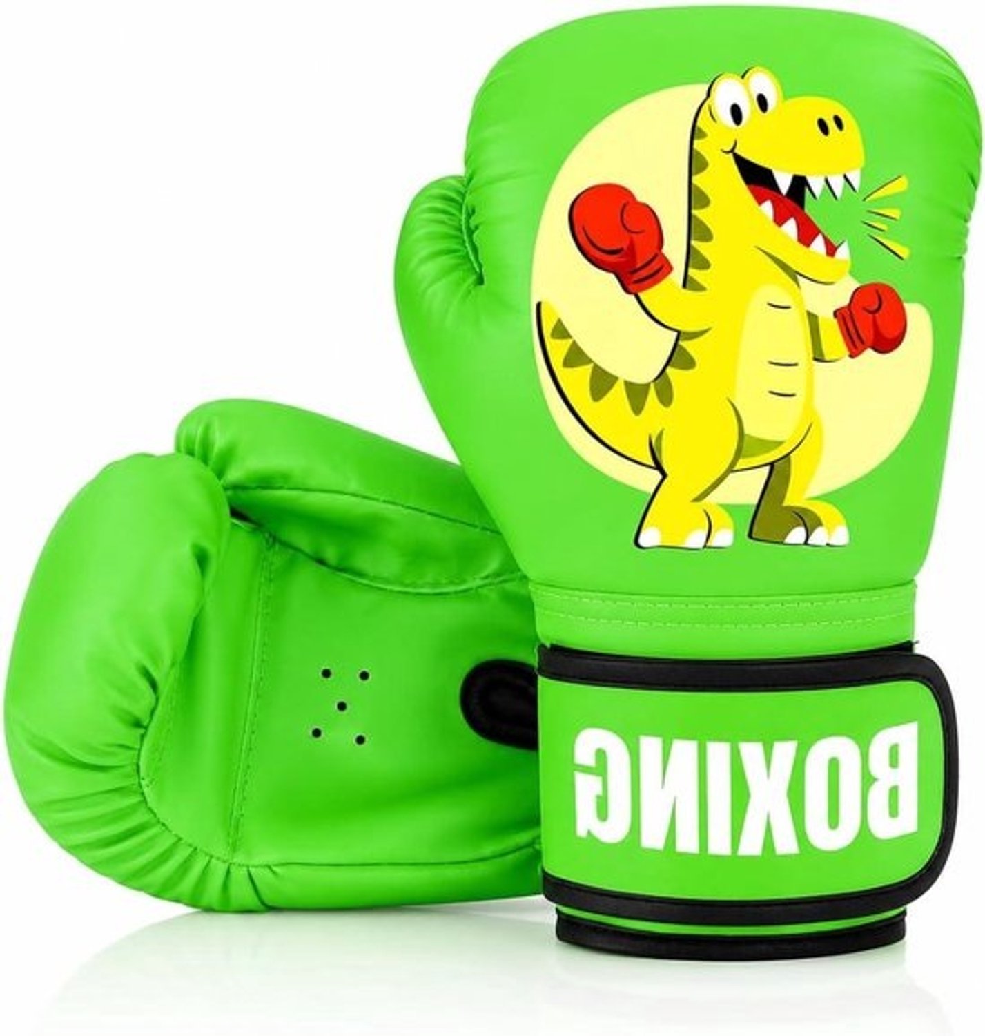 Bokshandschoenen voor kinderen - Vechtsporthandschoenen - Training en sparring - Kunstleer - 4oz - Groen