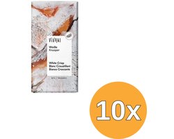 10x Vivani Chocolate Bar White Crisp (80 gr)