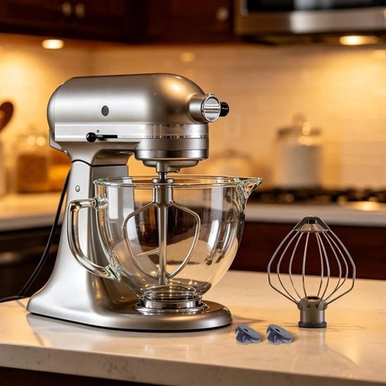 Mixervoetjes - Blenderaccessoires - Keukenapparatuur stabiliseren - Krasbestendig ontwerp - 32x32x17 mm - Donkerblauw — afbeelding 2