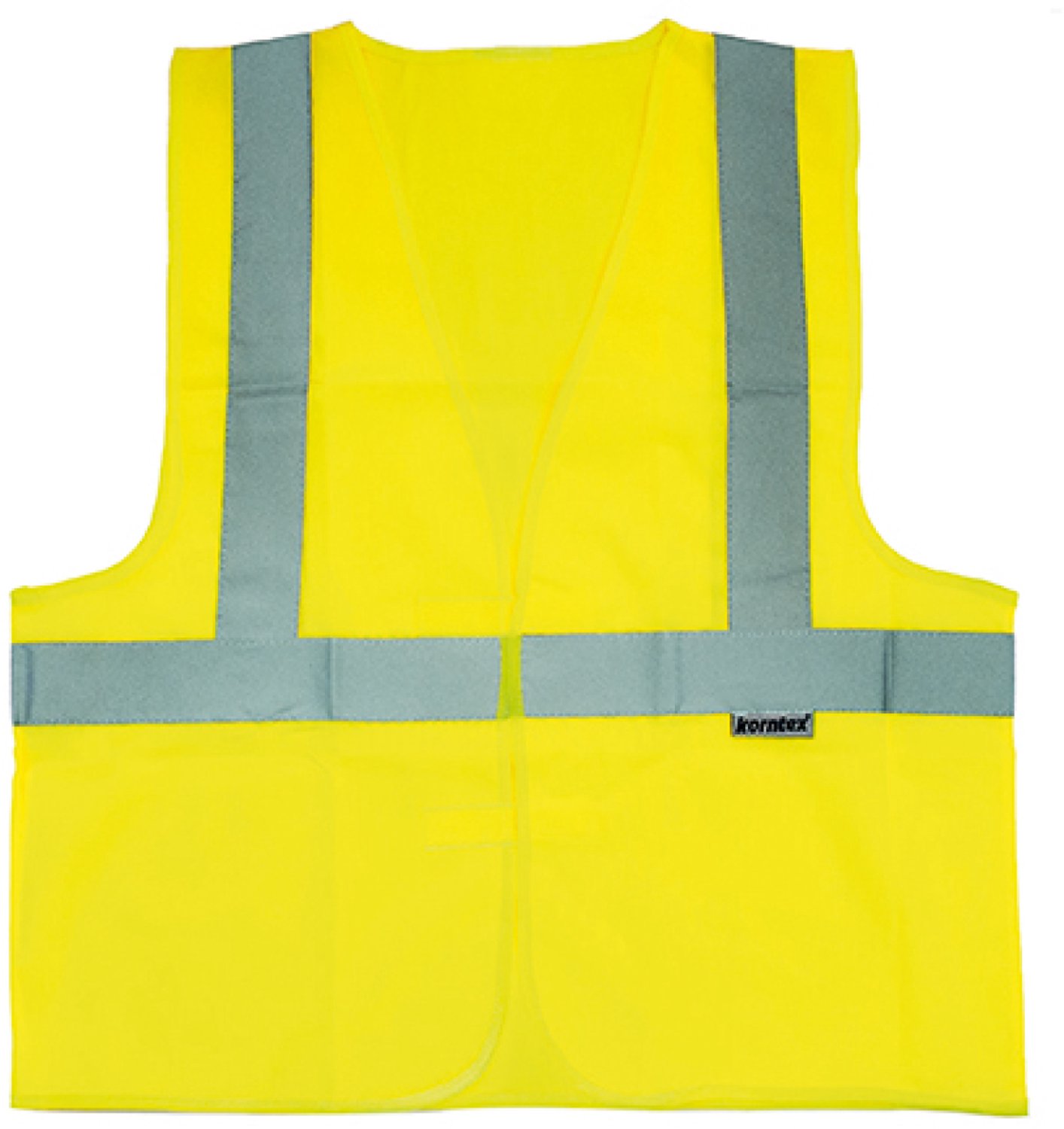 Korntex Hi-Vis Safety Vest With 3 Reflective Stripes Bremen KX141 - Signal Yellow - XXL